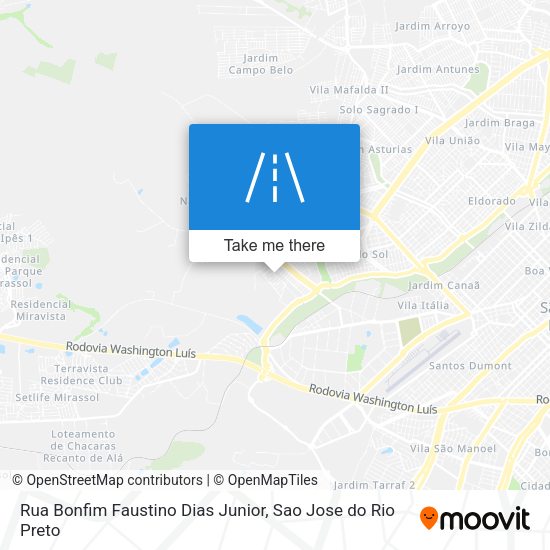 Rua Bonfim Faustino Dias Junior map