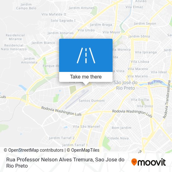 Rua Professor Nelson Alves Tremura map