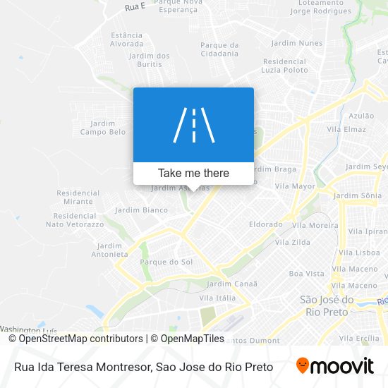 Rua Ida Teresa Montresor map
