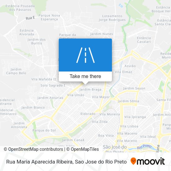 Rua Maria Aparecida Ribeira map