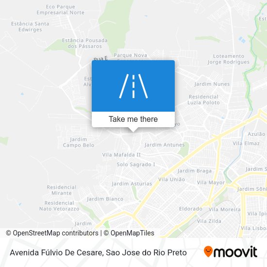 Avenida Fúlvio De Cesare map