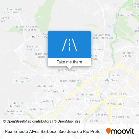 Rua Ernesto Alves Barbosa map