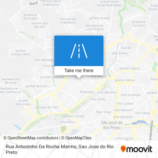 Rua Antoninho Da Rocha Marmo map