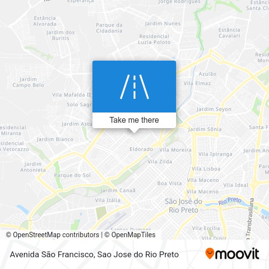 Avenida São Francisco map