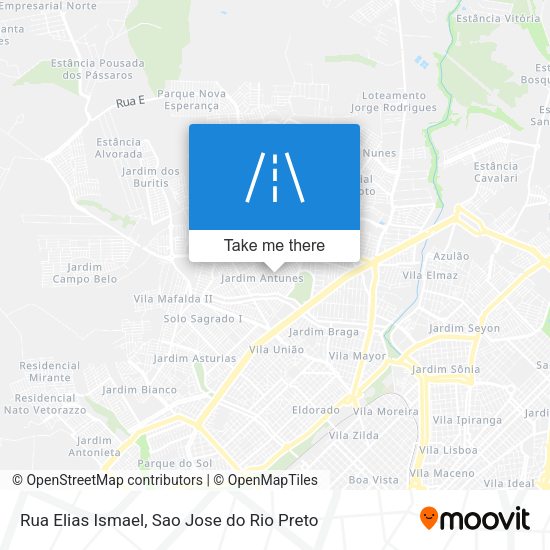 Rua Elias Ismael map