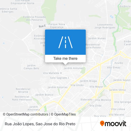 Rua João Lopes map