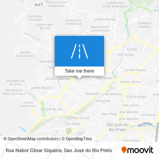 Rua Nabor César Siqueira map