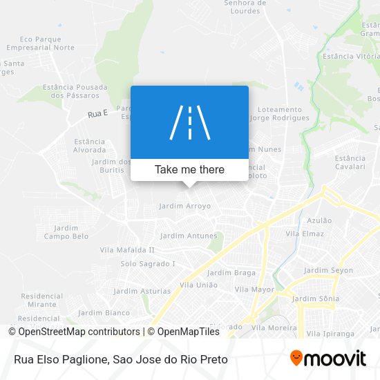 Rua Elso Paglione map