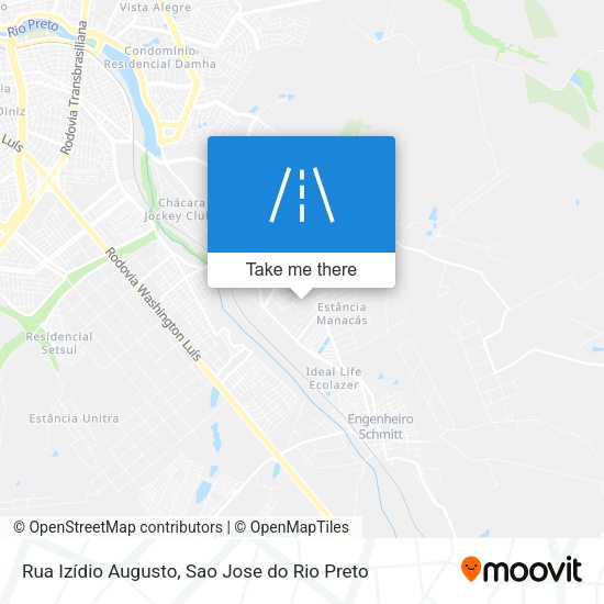 Rua Izídio Augusto map