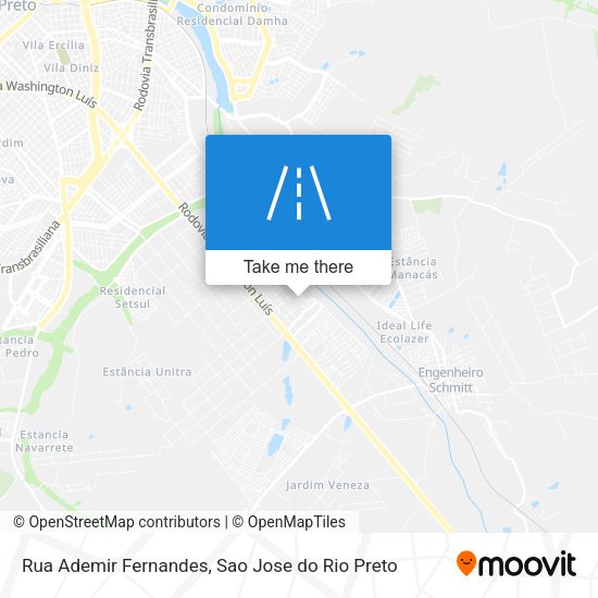 Rua Ademir Fernandes map