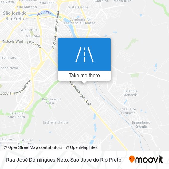Rua José Domingues Neto map