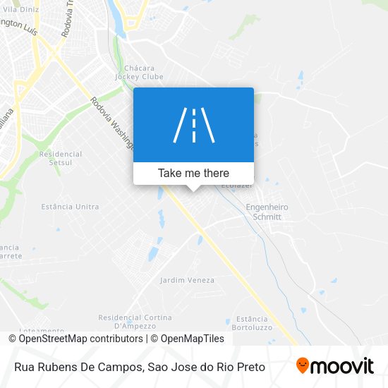 Rua Rubens De Campos map
