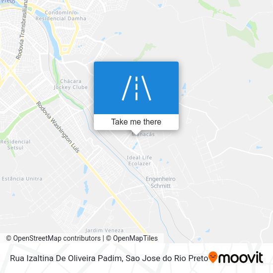 Rua Izaltina De Oliveira Padim map