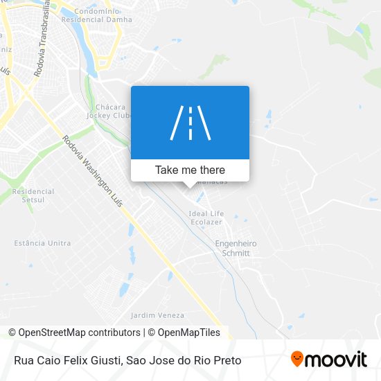 Rua Caio Felix Giusti map