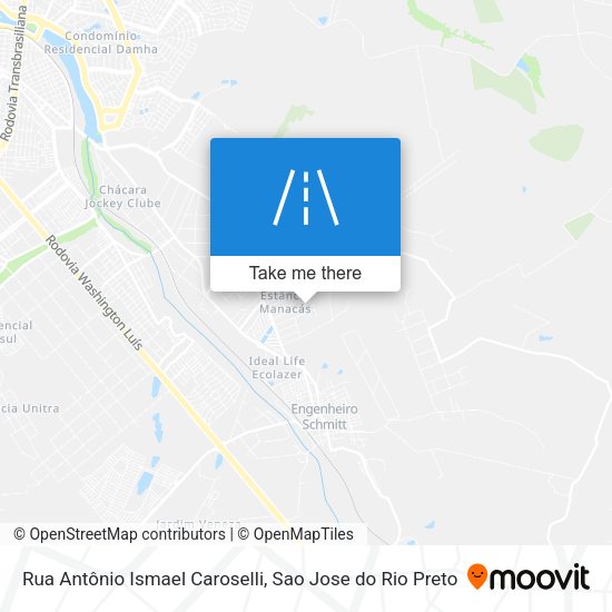Rua Antônio Ismael Caroselli map