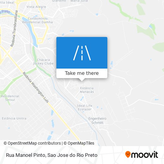 Mapa Rua Manoel Pinto