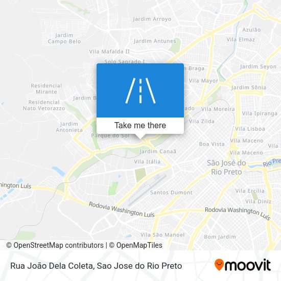 Rua João Dela Coleta map
