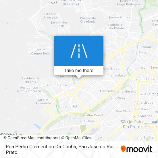 Rua Pedro Clementino Da Cunha map