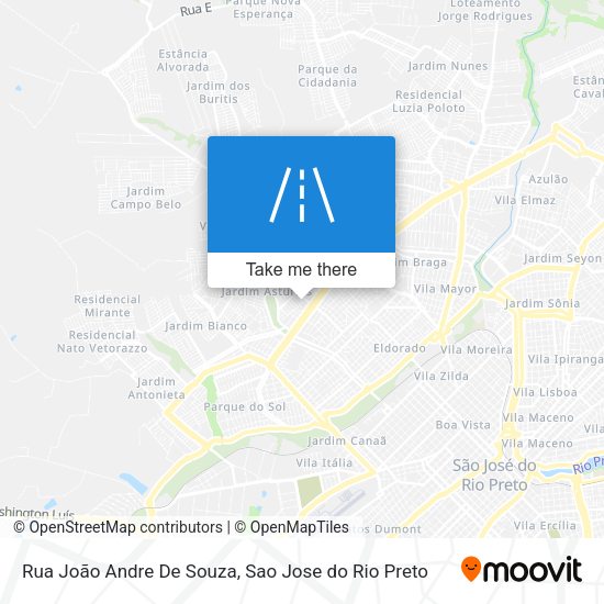 Rua João Andre De Souza map