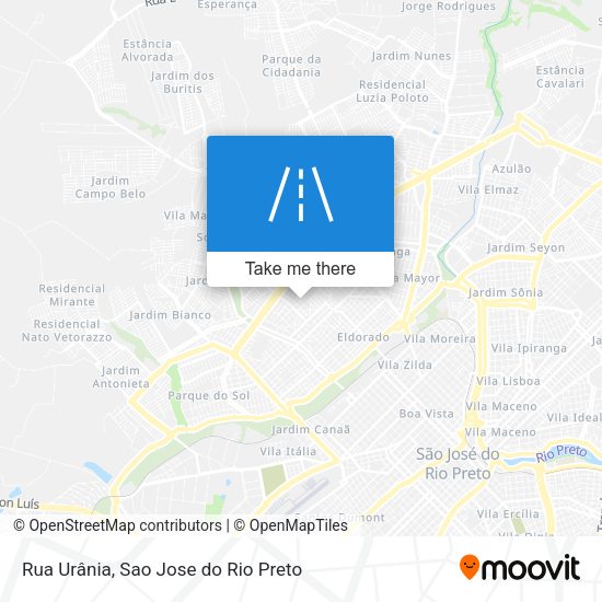 Rua Urânia map