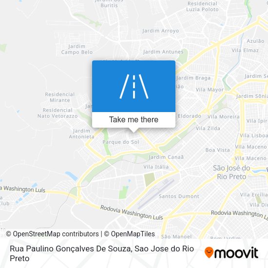 Rua Paulino Gonçalves De Souza map