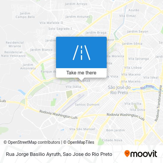 Rua Jorge Basilio Ayruth map