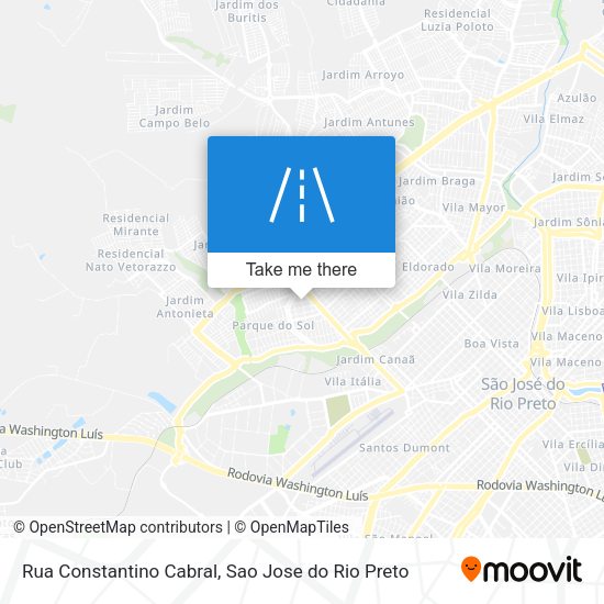 Rua Constantino Cabral map