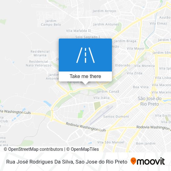 Rua José Rodrigues Da Silva map