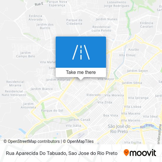 Rua Aparecida Do Tabuado map