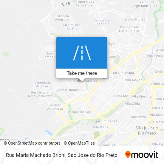 Rua Maria Machado Brioni map