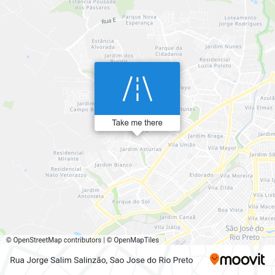 Rua Jorge Salim Salinzão map