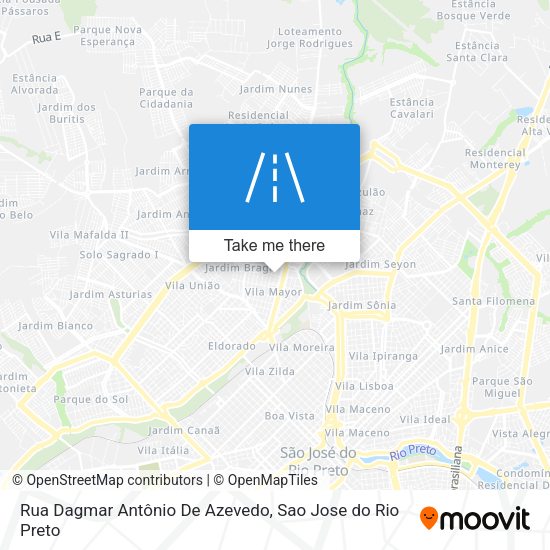 Rua Dagmar Antônio De Azevedo map