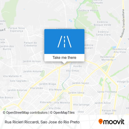 Rua Ricieri Riccardi map