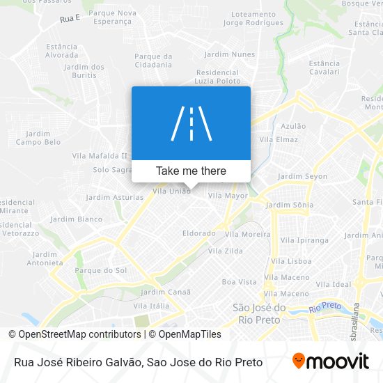 Rua José Ribeiro Galvão map