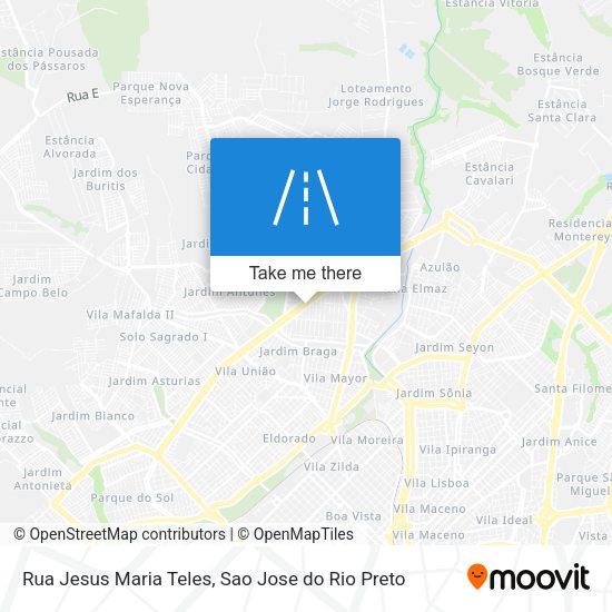 Rua Jesus Maria Teles map