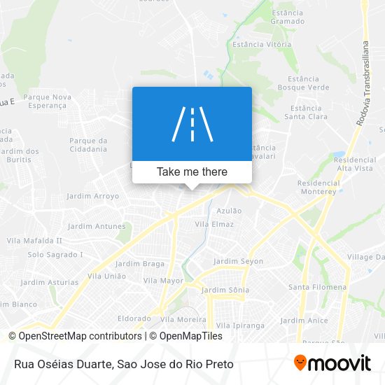 Rua Oséias Duarte map