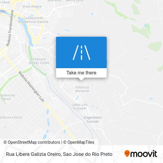 Rua Libera Galizia Oreiro map