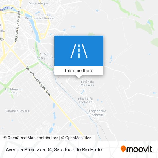 Avenida Projetada 04 map