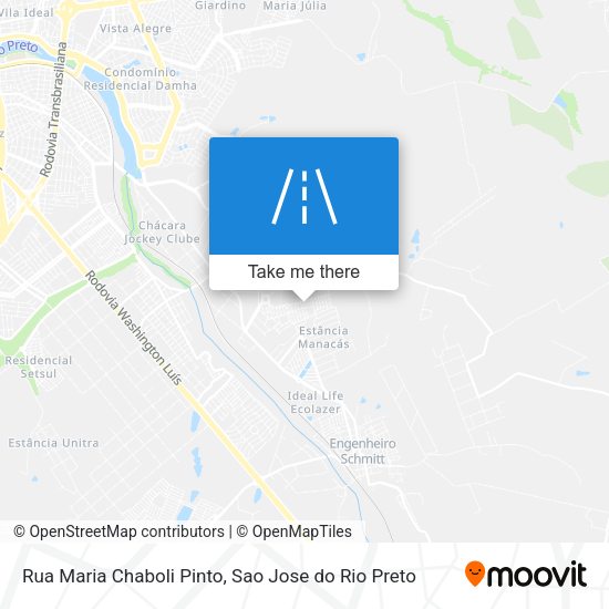 Rua Maria Chaboli Pinto map