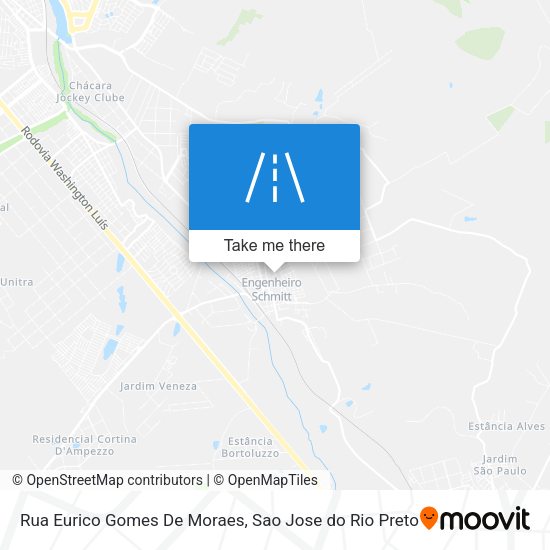 Rua Eurico Gomes De Moraes map