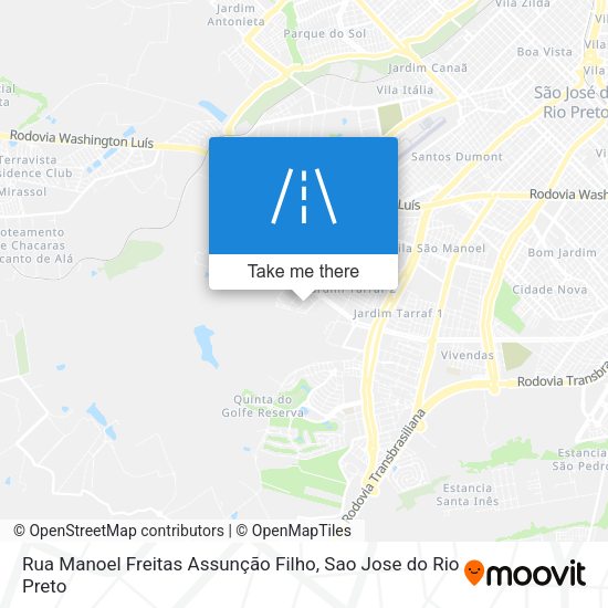 Rua Manoel Freitas Assunção Filho map