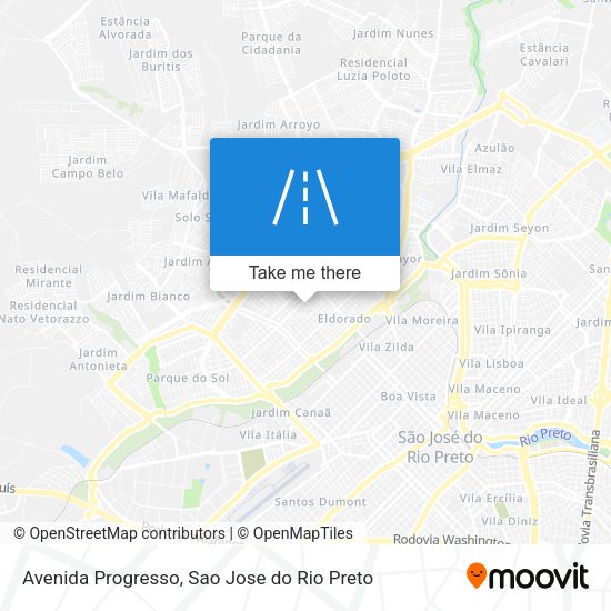 Avenida Progresso map
