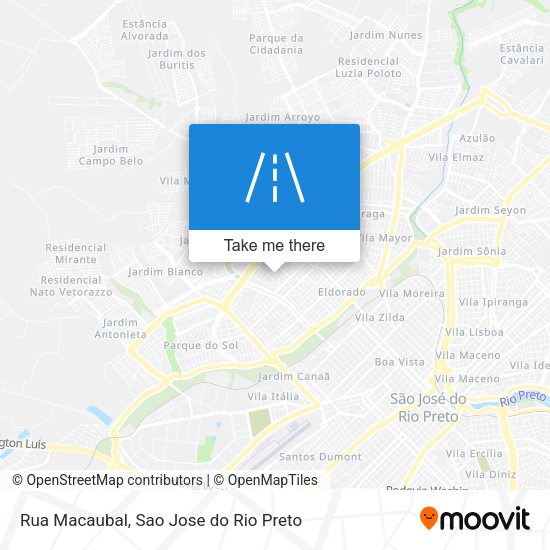Rua Macaubal map
