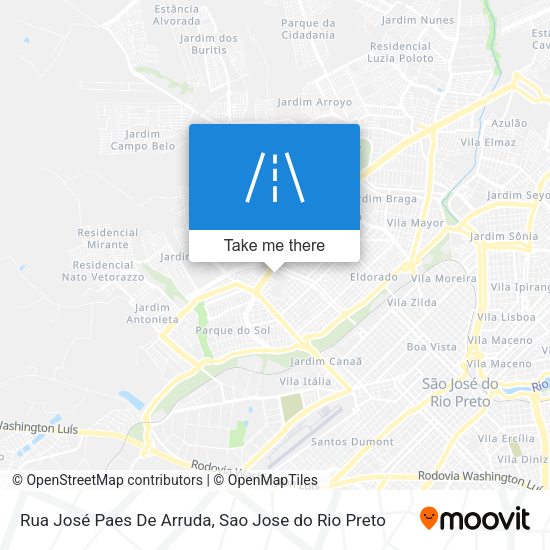 Rua José Paes De Arruda map