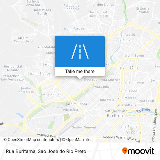 Rua Buritama map