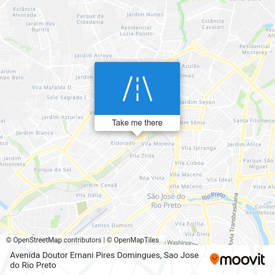 Avenida Doutor Ernani Pires Domingues map