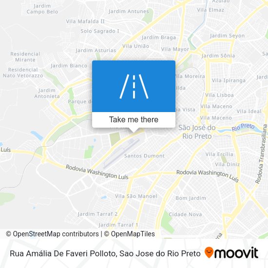 Rua Amália De Faveri Polloto map