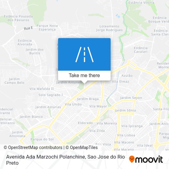 Avenida Ada Marzochi Polanchine map
