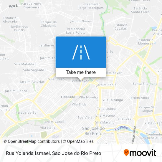 Rua Yolanda Ismael map