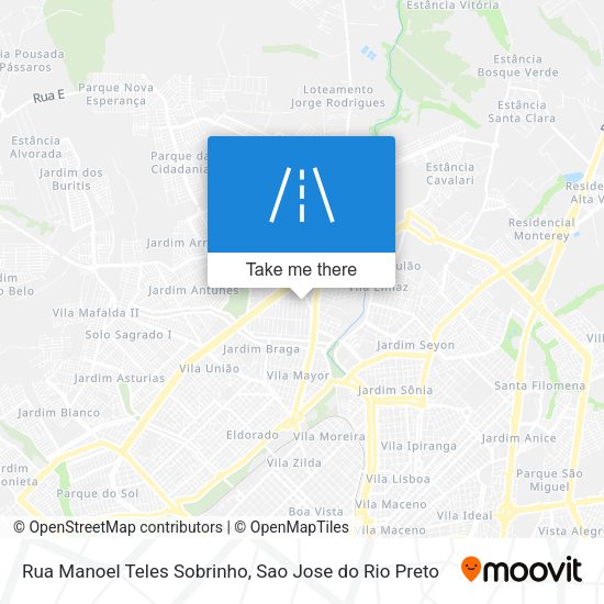 Rua Manoel Teles Sobrinho map